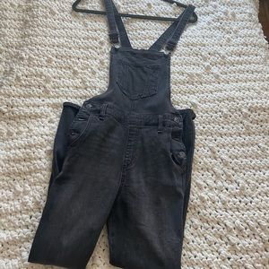 Black overalls